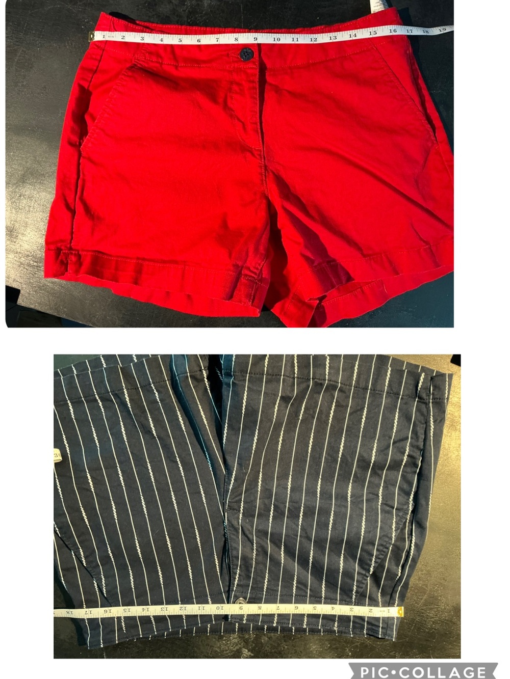 2 Nautica Vibrant Red Cotton Shorts
